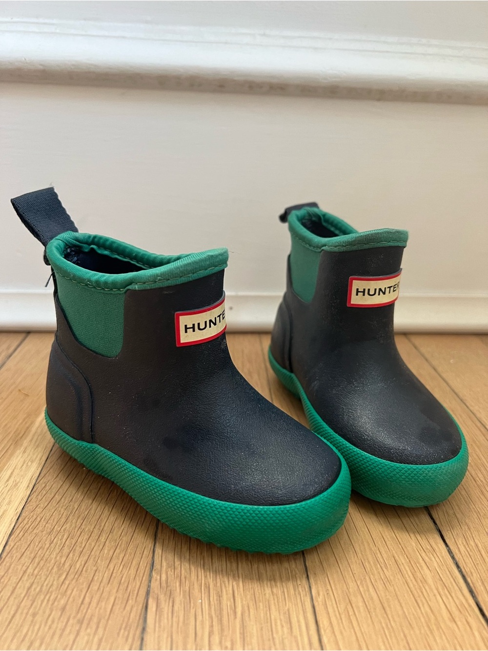 Hunter Little Kids Finley Pull On Waterproof Rain Boots Size: 5C